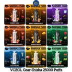 VOZOL Gear Shisha 25000 Puffs Disposable Vape